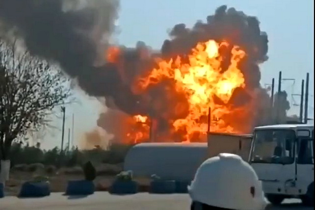 Explosion takes place at gas filling station in Kashkadarya region