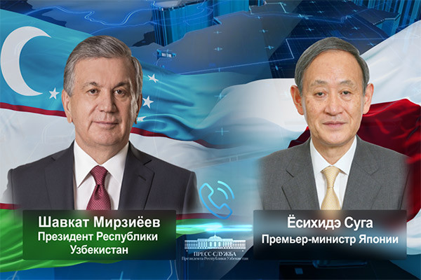 Президент Узбекистана и Премьер-министр Японии обсудили перспективы сотрудничества