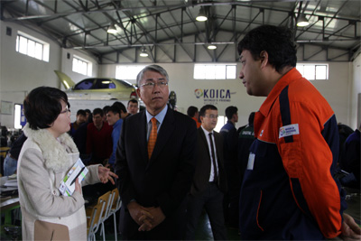 Посол Республики Корея посетил Ташкентский центр профессионального обучения