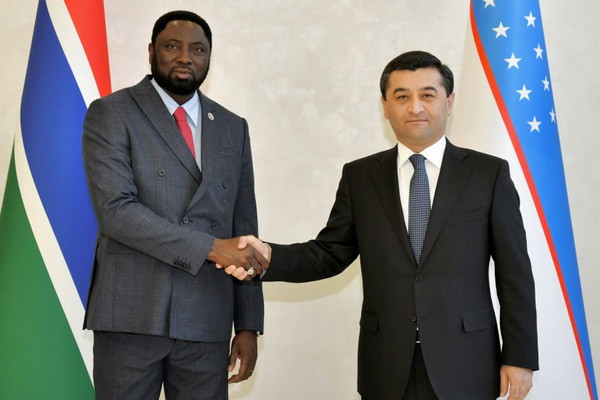Uzbek FM meets with the Minister of Foreign Affairs of the Gambia