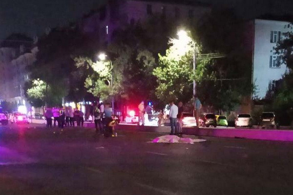 Drivers committed a fatal collision with a pedestrian in Tashkent