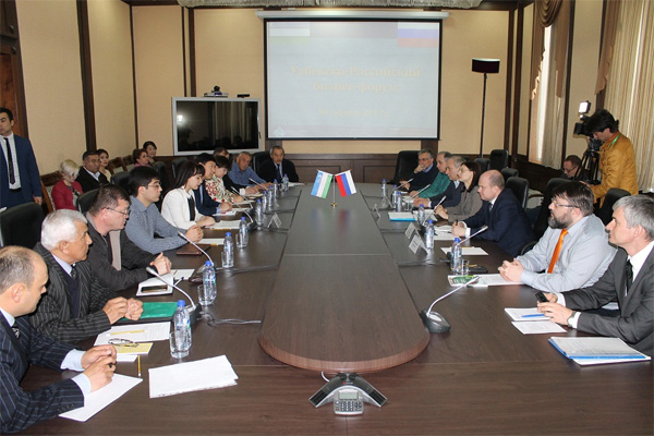 Uzbek-Russian business forum takes place in Tashkent