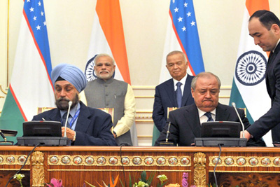 Uzbekistan, India ink several documents