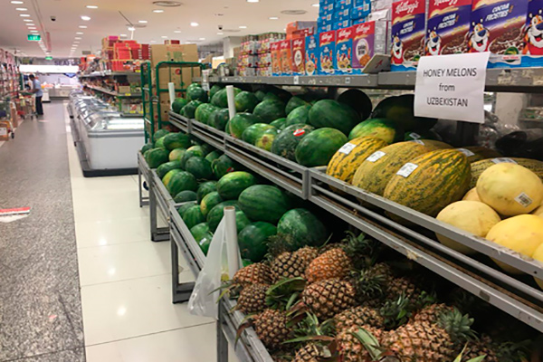 Узбекистан поставил пробную партию свежих дынь в Сингапур