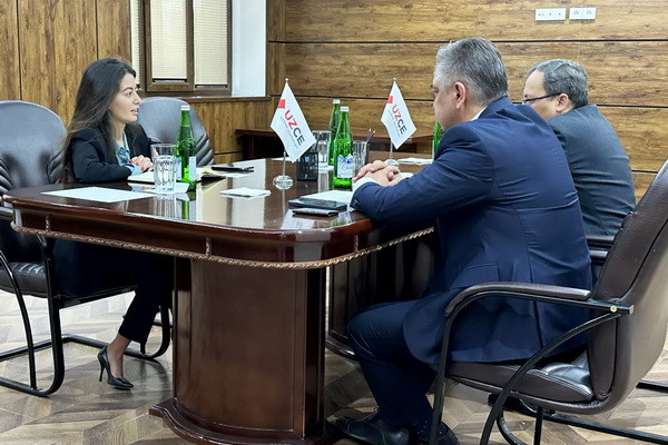Combining of financial forces: a meeting of the head of the UZCE and a representative of Refinitiv takes place
