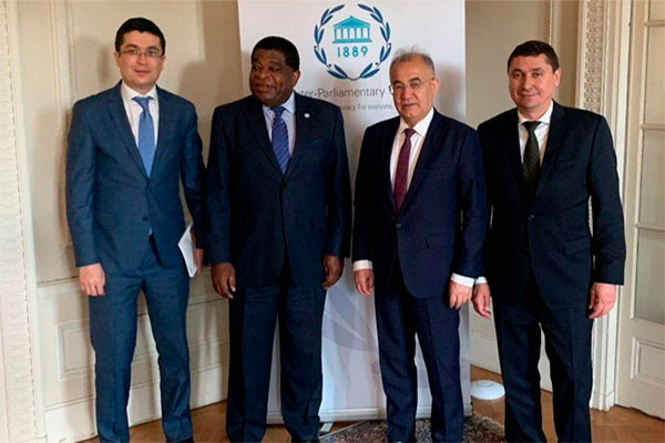A delegation of Uzbekistan meets with the Secretary General of the Inter-Parliamentary Union