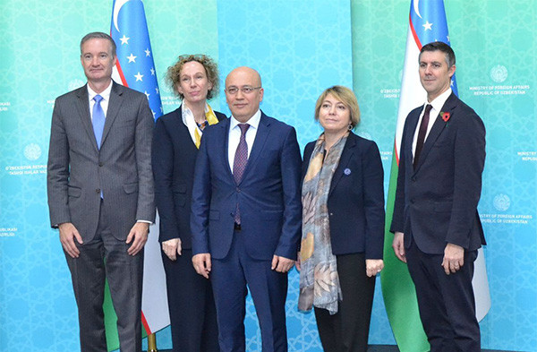 Uzbek MFA hosts a meeting with the Permanent Representatives of Great Britain, Germany, France and the United States to the OSCE