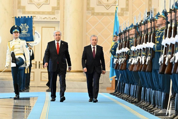 Official reception ceremony for the President of Uzbekistan