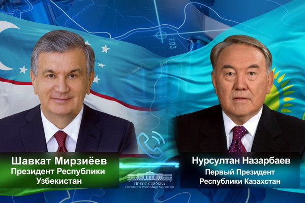 Первый Президент Казахстана поздравил лидера Узбекистана