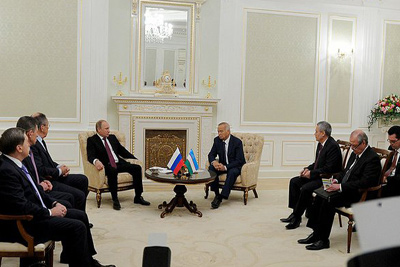 Президенты Узбекистана и РФ провели переговоры