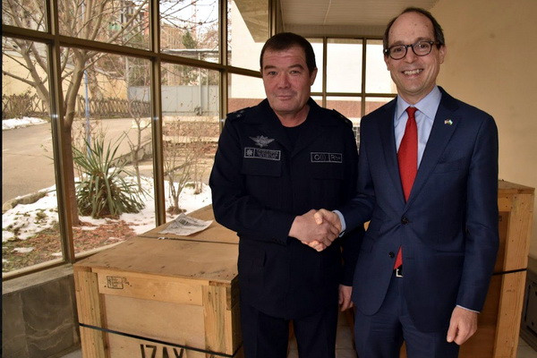 United States Government delivers equipment for global seismic network (GSN) station to the government of Uzbekistan