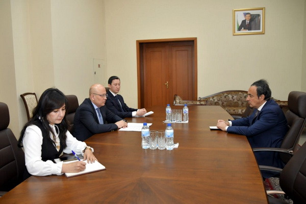 Furkat Sidikov receives the Italian Ambassador to Uzbekistan