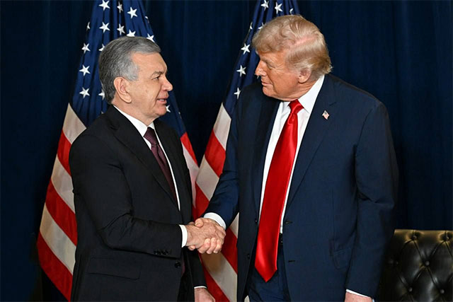 Президенты Узбекистана и США договорились о развитии экономического и политического сотрудничества