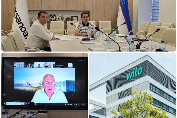 Ассоциация «Узэлтехсаноат» и Wilo Group обсудили реализацию совместного проекта