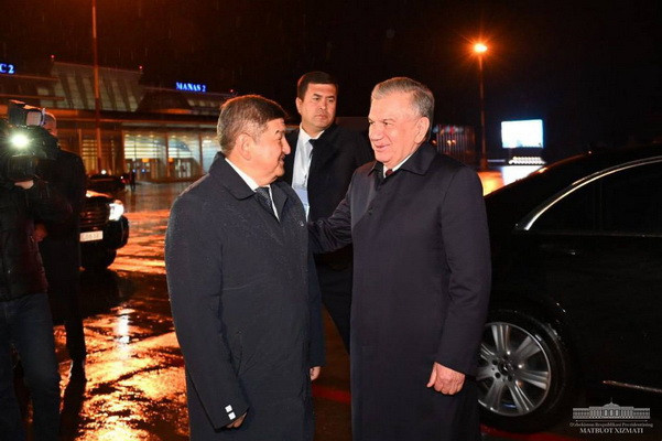 Uzbek President wraps a working visit to Bishkek