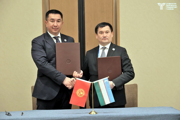A trilateral document was signed defining the next steps for the China-Kyrgyzstan-Uzbekistan railway construction project