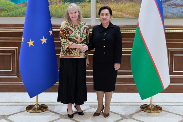 Chairperson of the Senate holds talks with the Special Representative of the European Union for Central Asia