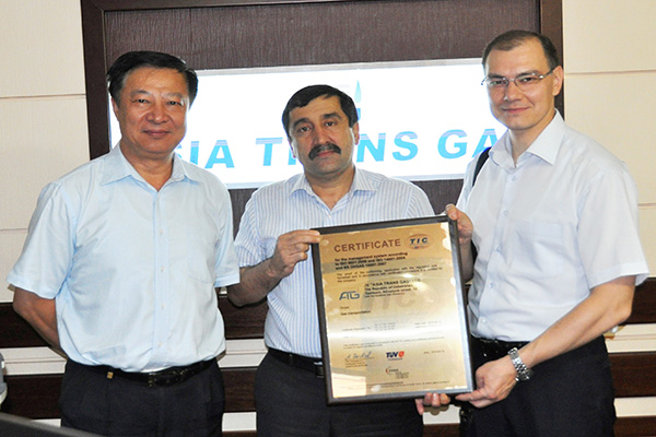 “Asia Trans Gas” ҚК “олтин” сертификатни қўлга киритди