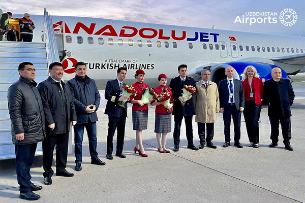 Авиакомпания AnadoluJet связала прямыми рейсами Анкару и Ташкент