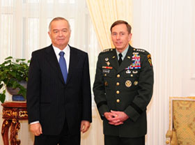 Uzbek leader highlights importance of US general’s visit