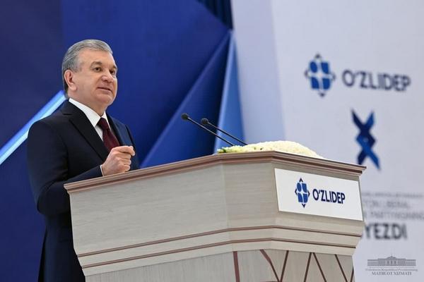 Shavkat Mirziyoyev takes part in the Congress of the Liberal Democratic Party of Uzbekistan