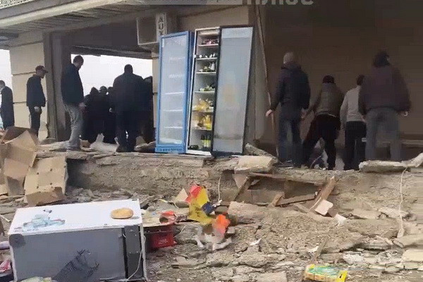 A gas explosion occurred in the basement of an auto parts store in Bukhara