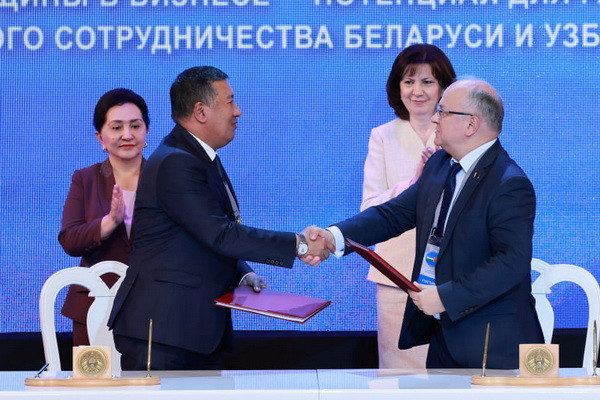 Uzbek and Belarusian entrepreneurs signed contracts worth US$92 million in Minsk
