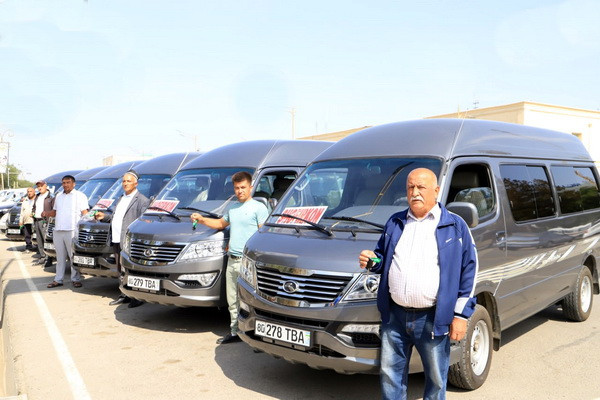 100 new buses and minibuses to be brought to Bukhara