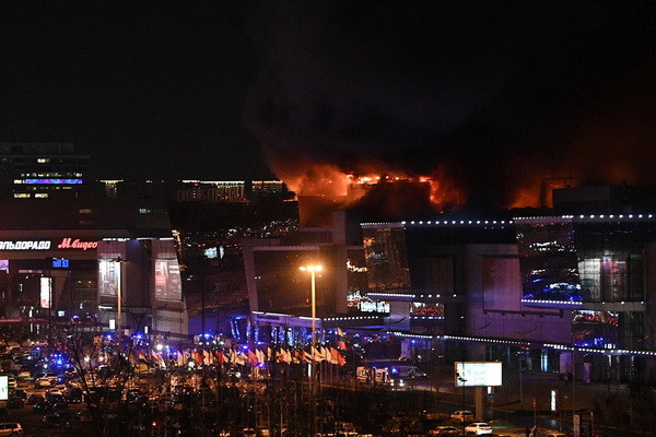 Unknown people starts shooting at Crocus City Hall in Krasnogorsk