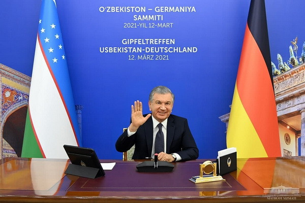 The Leaders of Uzbekistan and Germany hold an online summit