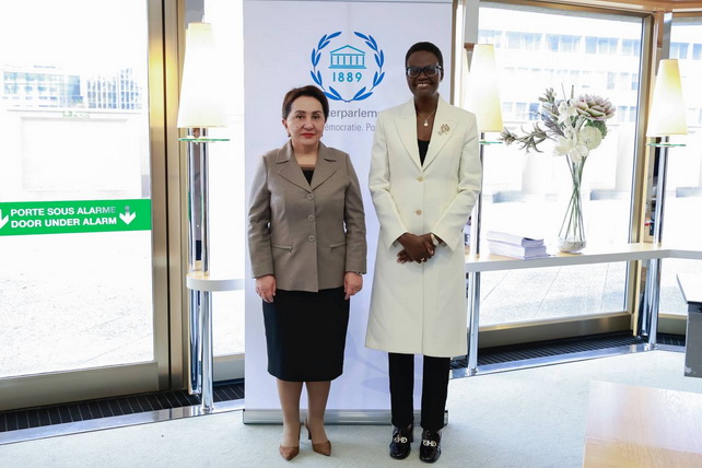 Tanzila Narbaeva holds meeting with chairperson of the Inter-Parliamentary union in Geneva
