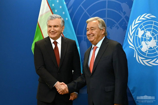 President of Uzbekistan and the UN Secretary-General discuss the priorities for further development of collaboration
