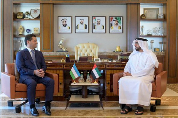 Minister of Foreign Affairs of Uzbekistan meets in Abu Dhabi with the Deputy Prime Minister, Minister of Internal Affairs of the UAE