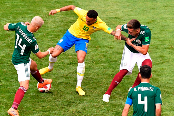 Сборная Бразилии обыграла Мексику