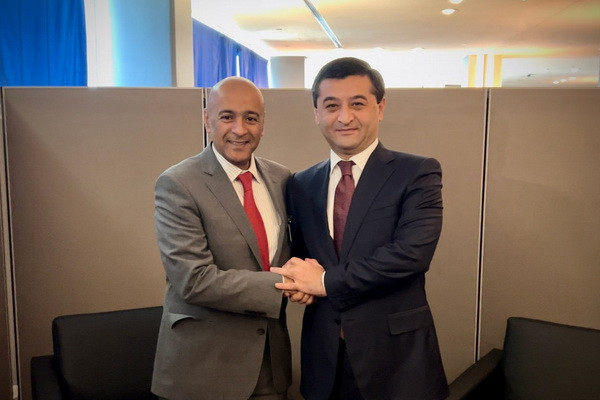 Bakhtiyor Saidov meets with the Secretary General of the Cooperation Council for the Arab States of the Gulf
