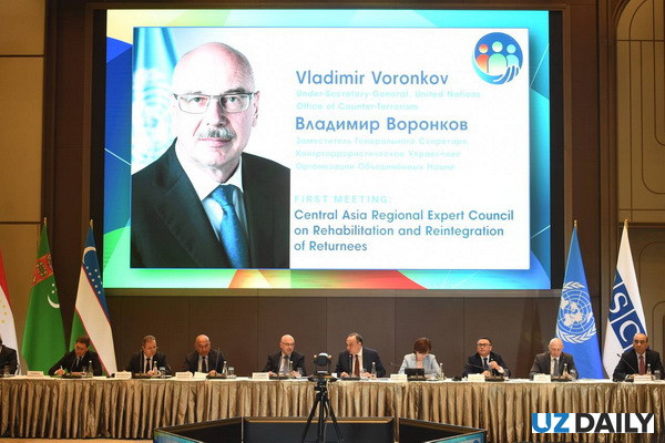 Vladimir Voronkov: The UN Counter-Terrorism Office is proud to have supported the initiative to establish a Regional Expert Council