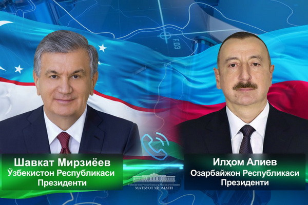 Мирзиёев и Алиев рассмотрели вопросы укрепления узбекско-азербайджанских отношений стратегического партнерства