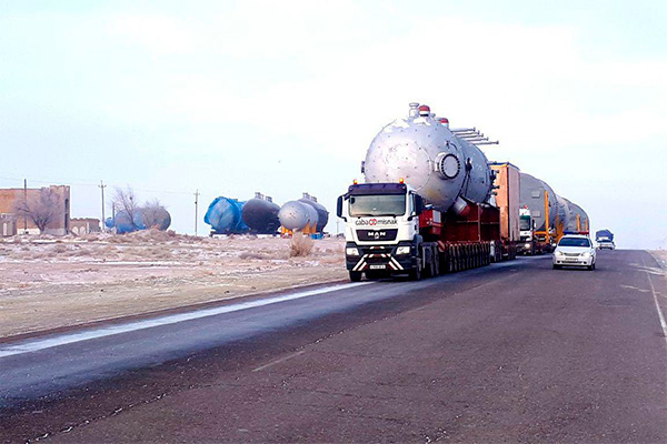 GTL заводи майдончасига асосий технологик ускуналар етказилмоқда
