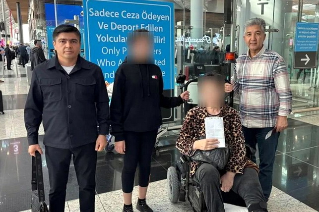 Uzbek Citizen and Her Daughter Repatriated from Türkiye