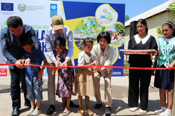 EU and UNDP launched solar-powered drip irrigation system for local households