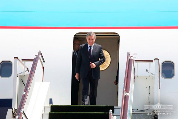Президент Вашингтондан Тошкентга келди