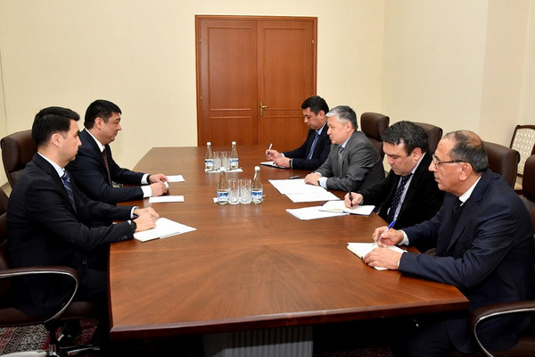 Bakhrom Aloev receives the Ambassador of the Kyrgyz Republic