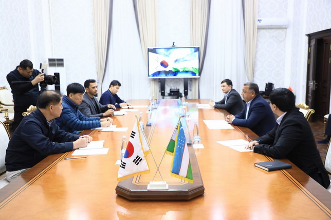 Officials Discussed Establishing an Auto Parts Enterprise with Korean Investors In Ferghana