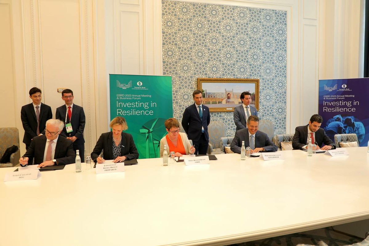 EBRD finances landmark wind project in Western Uzbekistan