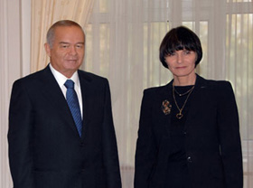 President of Uzbekistan meets Swiss Federal Councillor