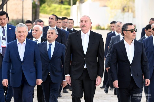 President of Uzbekistan familiarizes himself with development work in Shusha