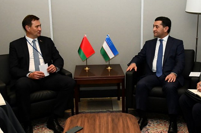 Bakhtiyor Saidov meets with Belarusian Foreign Minister