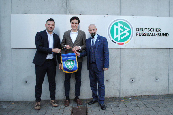 Представители АФУ Узбекистана провели встречу в Федерации футбола Германии