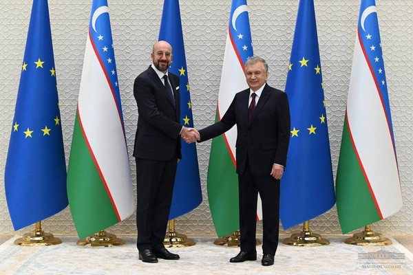 President of the European Council visits Uzbekistan