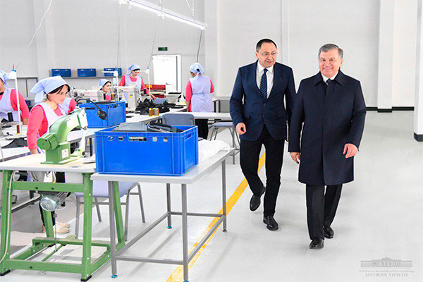 Президент определил перспективные направления по расширению деятельности промышленного предприятия